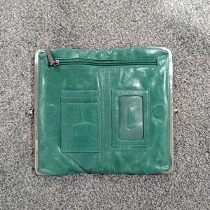 HOBO  Turquoise Green Leather Wallet